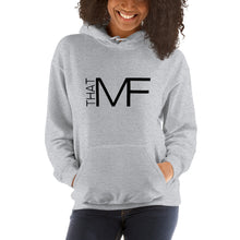 Load image into Gallery viewer, That MF Logo Unisex Hoodie (Black Print)