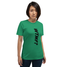 Load image into Gallery viewer, WTMF? Vertical Unisex Tee (Black Print)