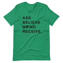 Load image into Gallery viewer, ASK BELIEVE Unisex Tee (Black Print)