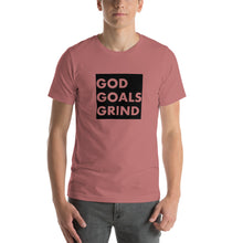 Load image into Gallery viewer, GOD GOALS GRIND Unisex Tee (Black Box)