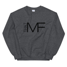 Load image into Gallery viewer, That MF Logo Unisex Sweatshirt (Black Print)