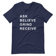 Load image into Gallery viewer, ASK BELIEVE Unisex Tee (White Print)