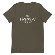 Load image into Gallery viewer, MY ENERGY/MF Unisex Tee (White Print)