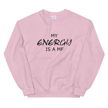 Load image into Gallery viewer, MY ENERGY/MF Unisex Sweatshirt (Black Print)