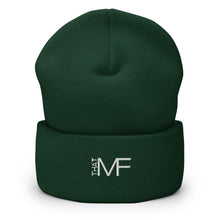 Load image into Gallery viewer, That MF Logo Cuffed Beanie (White Stitch)