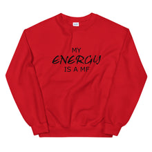 Load image into Gallery viewer, MY ENERGY/MF Unisex Sweatshirt (Black Print)