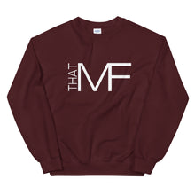 Load image into Gallery viewer, That MF Logo Unisex Sweatshirt (White print)