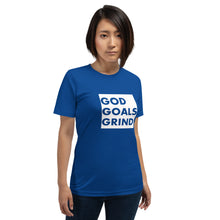 Load image into Gallery viewer, GOD GOALS GRIND Unisex Tee (White Box)