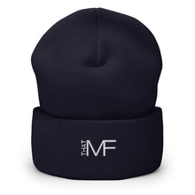 Load image into Gallery viewer, That MF Logo Cuffed Beanie (White Stitch)