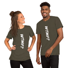 Load image into Gallery viewer, WTMF? Vertical Unisex Tee (White Print)