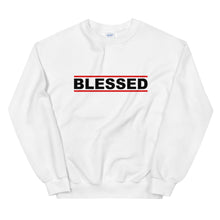 Load image into Gallery viewer, BLESSED Unisex Sweatshirt (Black Print)
