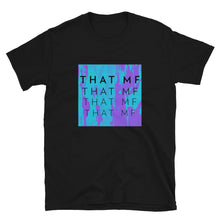 Load image into Gallery viewer, That MF Abstract Unisex Tee (Teal/Violet)