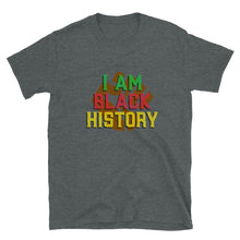 Load image into Gallery viewer, I AM BLACK HISTORY Unisex Tee (Brown Print Fist)