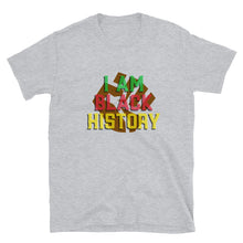 Load image into Gallery viewer, I AM BLACK HISTORY Unisex Tee (Brown Print Fist)