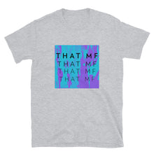 Load image into Gallery viewer, That MF Abstract Unisex Tee (Teal/Violet)