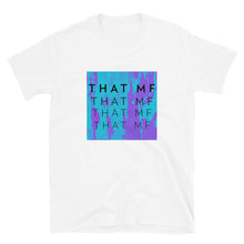 Load image into Gallery viewer, That MF Abstract Unisex Tee (Teal/Violet)