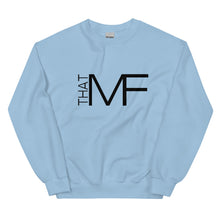 Load image into Gallery viewer, That MF Logo Unisex Sweatshirt (Black Print)