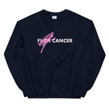 Load image into Gallery viewer, F*CK CANCER - BC Awareness Unisex Sweatshirt (White Print)
