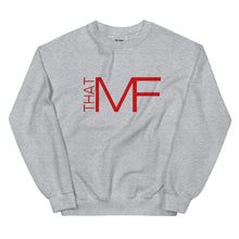 Load image into Gallery viewer, That MF Logo Unisex Sweatshirt (Red Print)