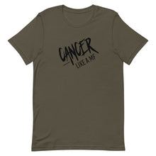 Load image into Gallery viewer, CANCER LIKE A MF Unisex Tee (Black Print)