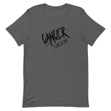 Load image into Gallery viewer, CANCER LIKE A MF Unisex Tee (Black Print)
