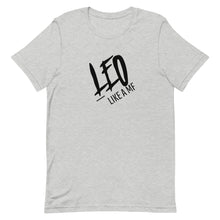 Load image into Gallery viewer, LEO LIKE A MF Unisex Tee (Black Print)
