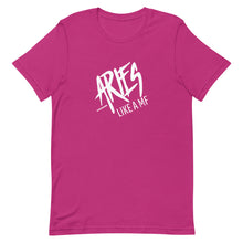 Load image into Gallery viewer, ARIES LIKE A MF Unisex Tee (White Print)