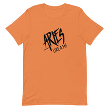 Load image into Gallery viewer, ARIES LIKE A MF Unisex Tee (Black Print)
