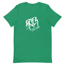 Load image into Gallery viewer, ARIES LIKE A MF Unisex Tee (White Print)