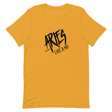 Load image into Gallery viewer, ARIES LIKE A MF Unisex Tee (Black Print)