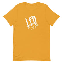 Load image into Gallery viewer, LEO LIKE A MF Unisex Tee (White Print)