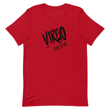 Load image into Gallery viewer, VIRGO LIKE A MF Unisex Tee (Black Print)