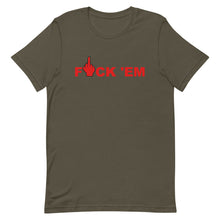 Load image into Gallery viewer, F 'EM Unisex Tee (Red Print)