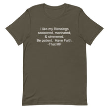 Load image into Gallery viewer, My Blessings Unisex Tee (White Print)