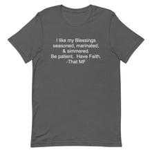 Load image into Gallery viewer, My Blessings Unisex Tee (White Print)