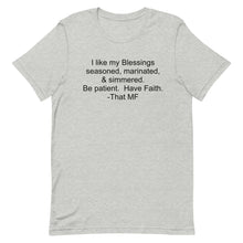Load image into Gallery viewer, My Blessings Unisex Tee (Black Print)
