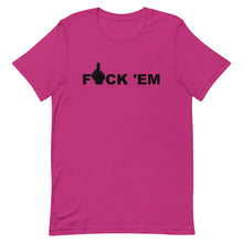 Load image into Gallery viewer, F 'EM Unisex Tee (Black Print)