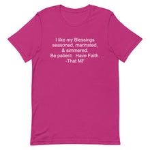 Load image into Gallery viewer, My Blessings Unisex Tee (White Print)
