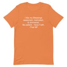 Load image into Gallery viewer, My Blessings Unisex Tee (White Print)