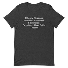 Load image into Gallery viewer, My Blessings Unisex Tee (White Print)