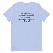 Load image into Gallery viewer, My Blessings Unisex Tee (Black Print)