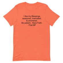 Load image into Gallery viewer, My Blessings Unisex Tee (Black Print)