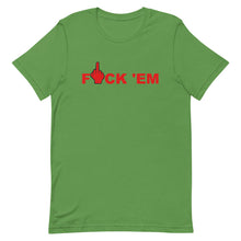 Load image into Gallery viewer, F 'EM Unisex Tee (Red Print)