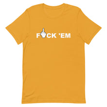 Load image into Gallery viewer, F 'EM Unisex Tee (White Print)