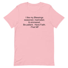 Load image into Gallery viewer, My Blessings Unisex Tee (Black Print)