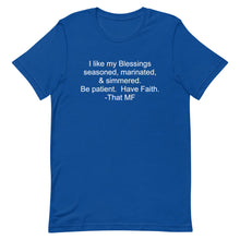Load image into Gallery viewer, My Blessings Unisex Tee (White Print)