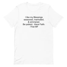 Load image into Gallery viewer, My Blessings Unisex Tee (Black Print)