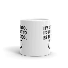 Load image into Gallery viewer, It's Ok Boo White Glossy Mug 11oz/15oz (White Print)