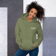 Load image into Gallery viewer, THAT MF Logo Unisex Hoodie - Small Print (White Print)
