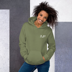 THAT MF Logo Unisex Hoodie - Small Print (White Print)